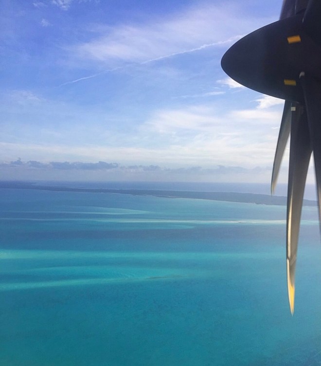 Eleuthera Anflug