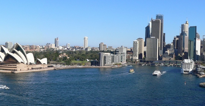 Sydney vom Wasser umzingelt