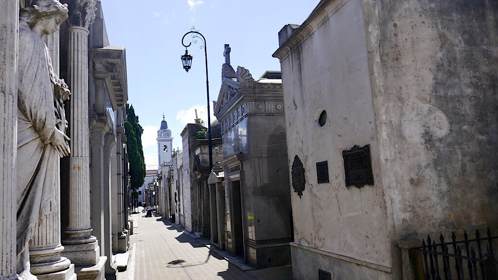El cementerio de La Recoleta