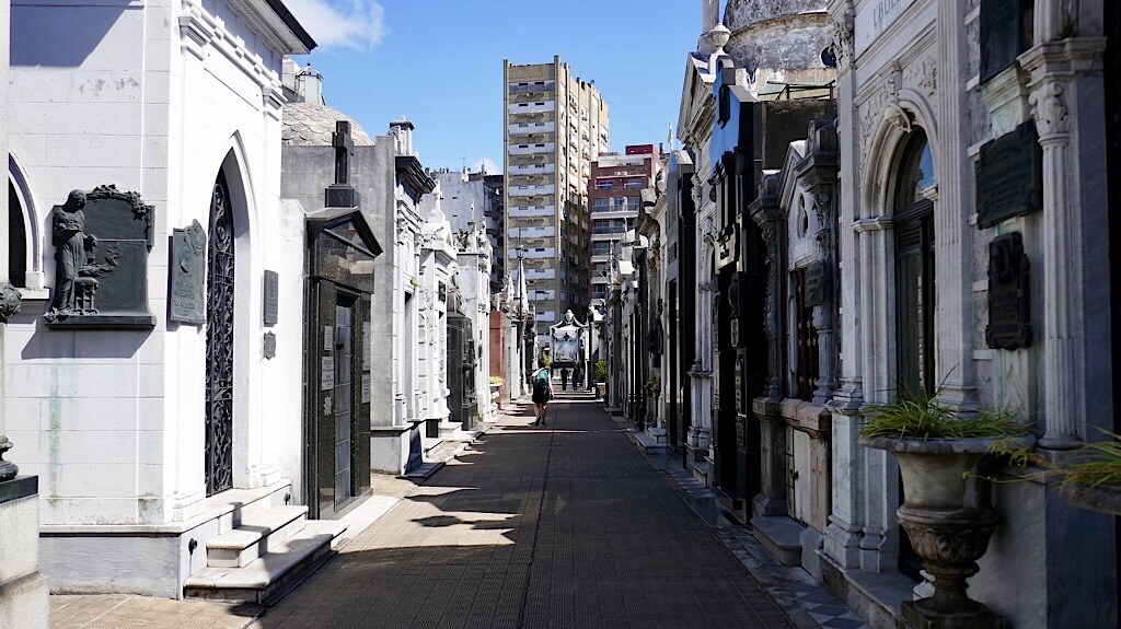 El cementerio de La Recoleta