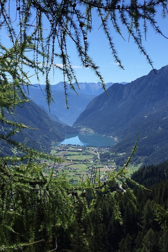 Blick auf Poschiavo