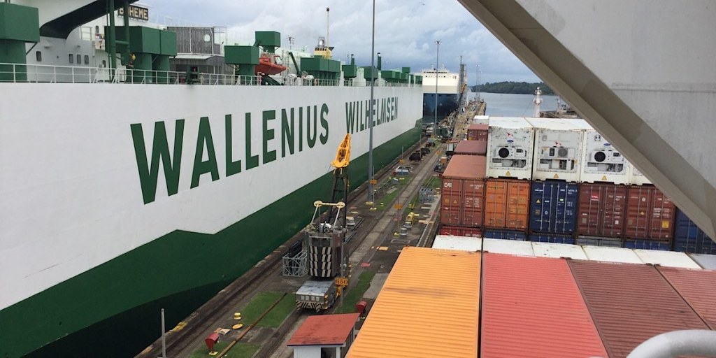 Als Passagier auf einem Frachtschiff